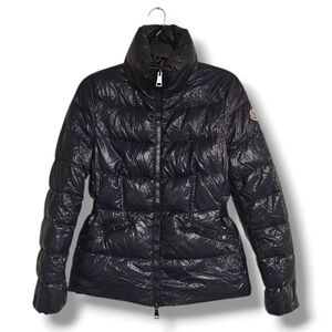 Moncler Glossy Black Puffer Jacket